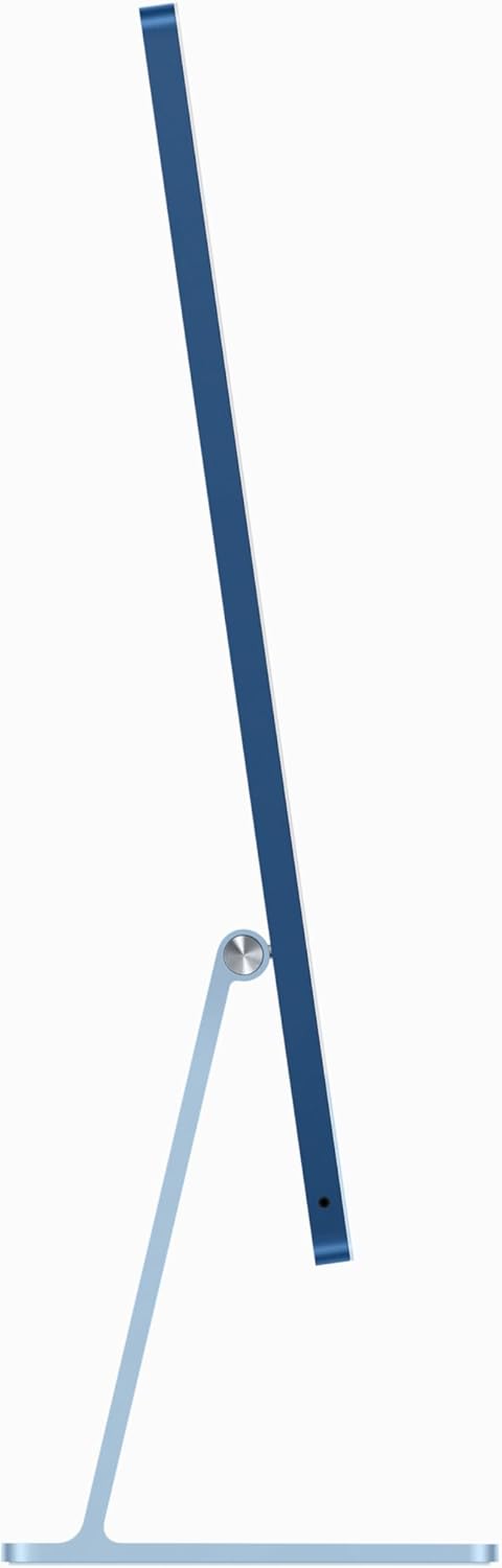 Apple 2023 iMac All-in-One Desktop Computer with M3 chip: 8-core CPU, 8-core GPU, 24-inch Retina Display, 8GB Unified Memory, 256GB SSD Storage, Matching Accessories. Works with iPhone/iPad; Blue