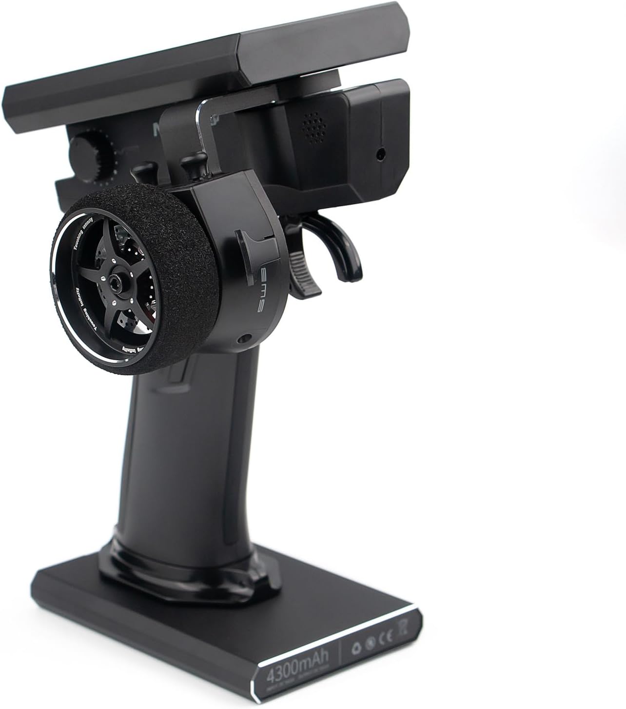 2.4G 8CH Radio Transmitter Remote Controller, AFHDS 3 Protocol FGR4S Receiver with Touch Screen for RC Car Boat Model