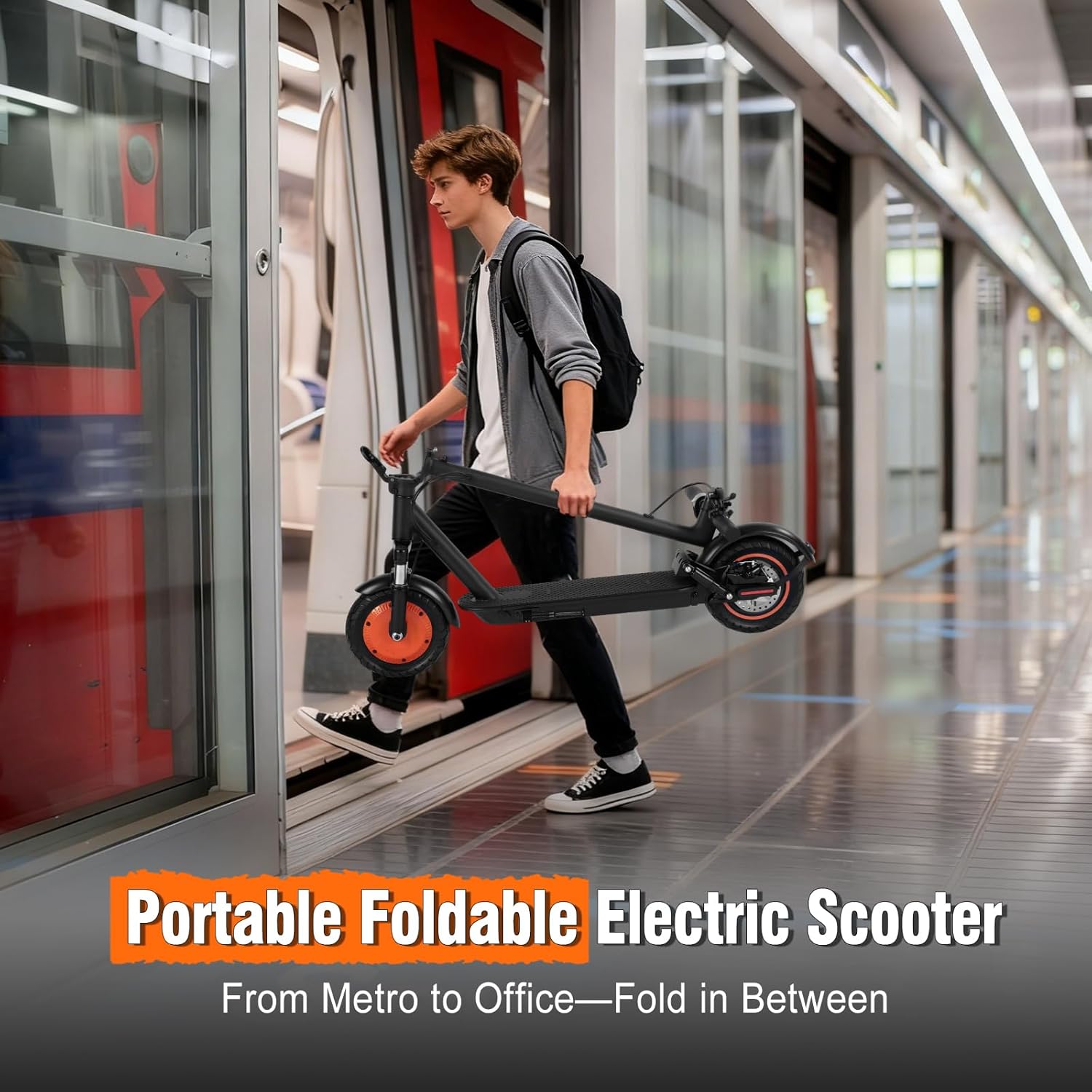1000W Foldable Electric Scooter for Adults Teens | 10