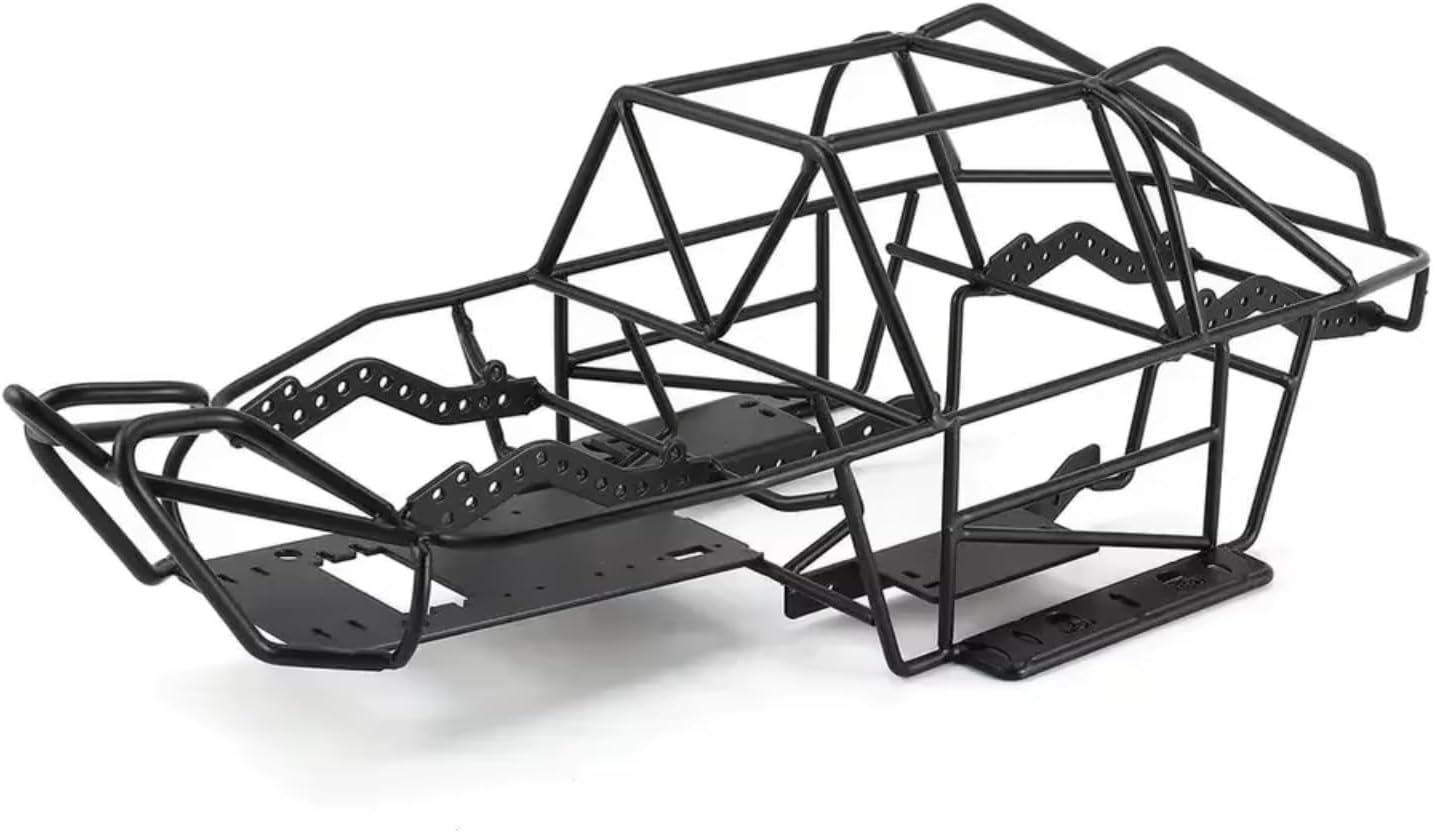 Compatible with Axial for SCX10 II 90046 90047 1/10 RC Crawler Truck Cars Upgrade Parts Steel Full Tube Frame for Chassis Body Roll Cage RC Car Accessories