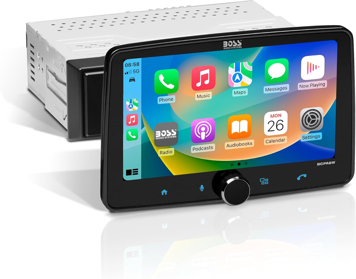 BOSS Audio Systems BCPA8W Car Stereo Wireless Apple CarPlay & Android Auto