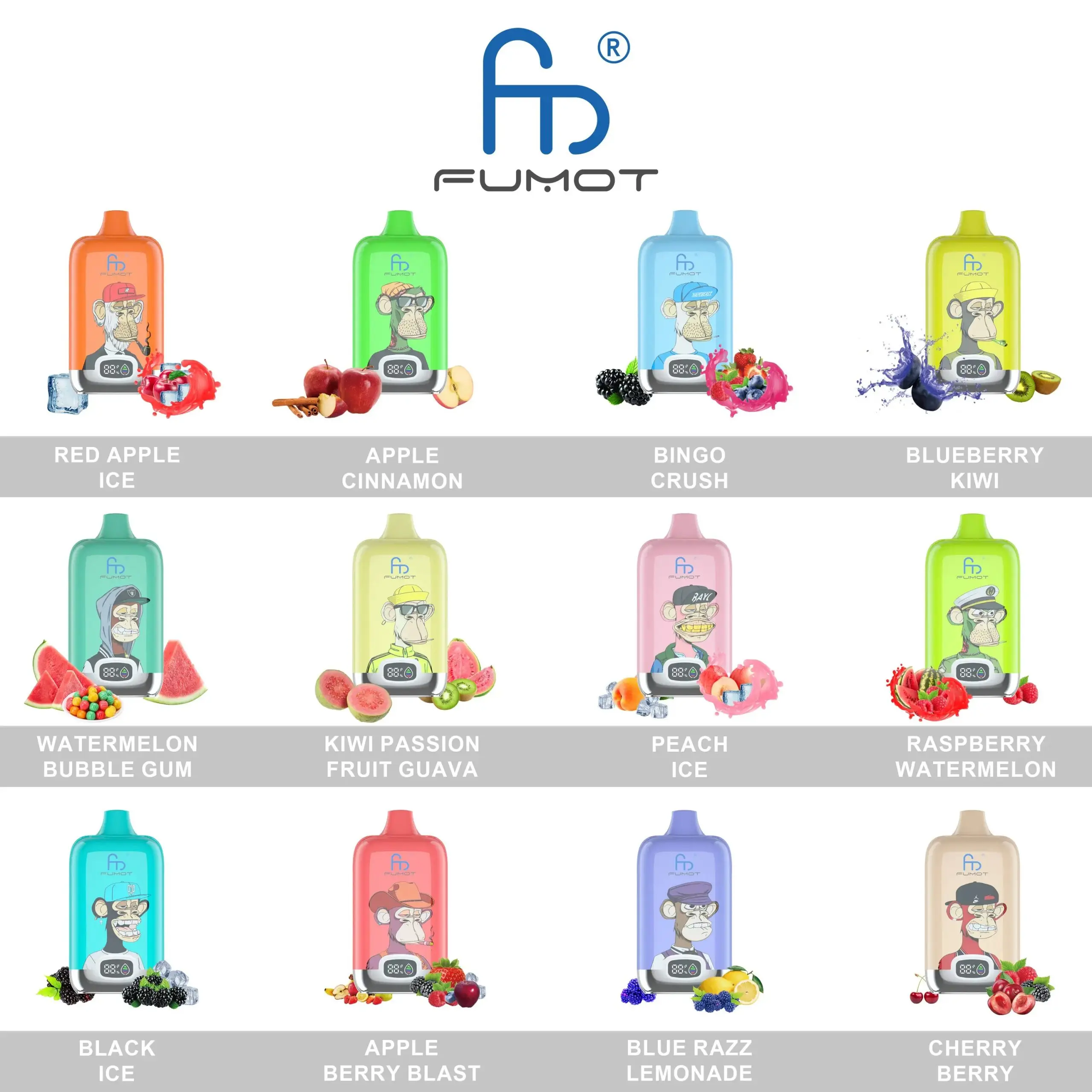 FUMOT DIGITAL BOX 12K (20pcs) - MYEU VAPES