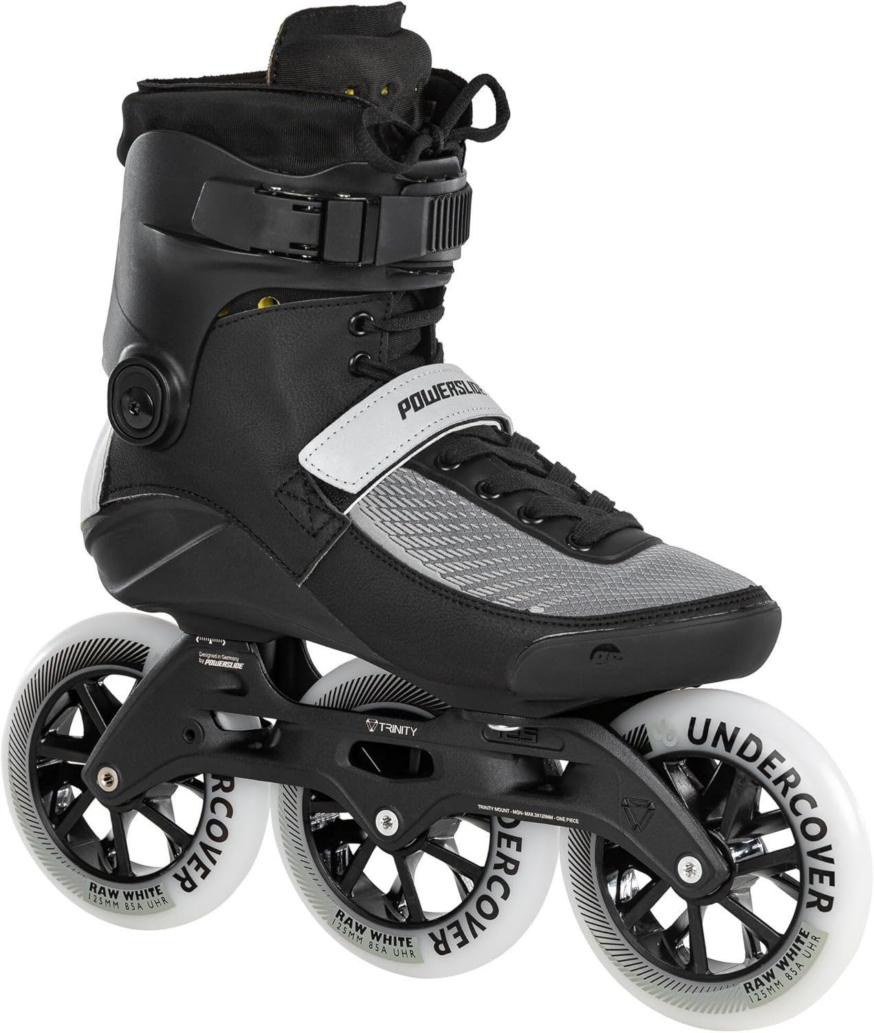 Powerslide PS Swell Nite 125 3D Adapt Skates Blk/Reflect 10.5 (44)