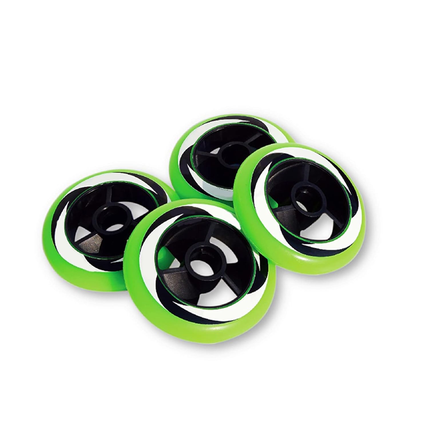 Inline Skate Wheels Replacement,Skate Wheels, 86A Inline Hockey Skates Replacement Wheels for Outdoor or Indoor 90mm, 100mm, 110mm for Choose(90mm)(100mm)