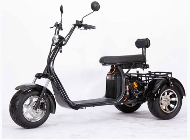 CT-3 Electric Tricycle Scooter, Three Wheel Design with Rear Cargo Rack