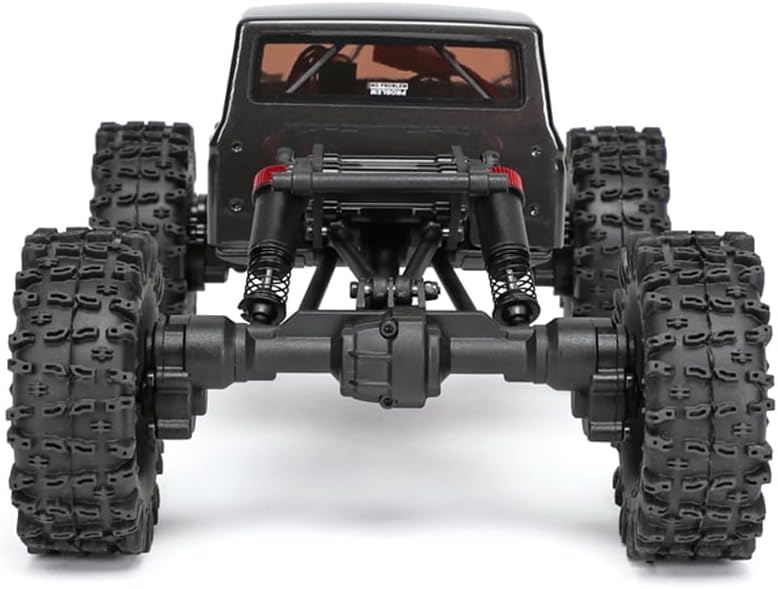 Redcat Racing Ascent-18 APEX, 1/18 Scale Brushless Electric Rock Crawler, Carbon Fiber, 4WD RC Car for Adults with 2.4GHz Radio System (Gray)