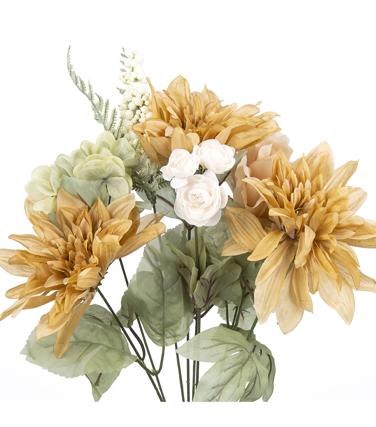 19 Yellow Dahlia & Rose Bush by Bloom Room