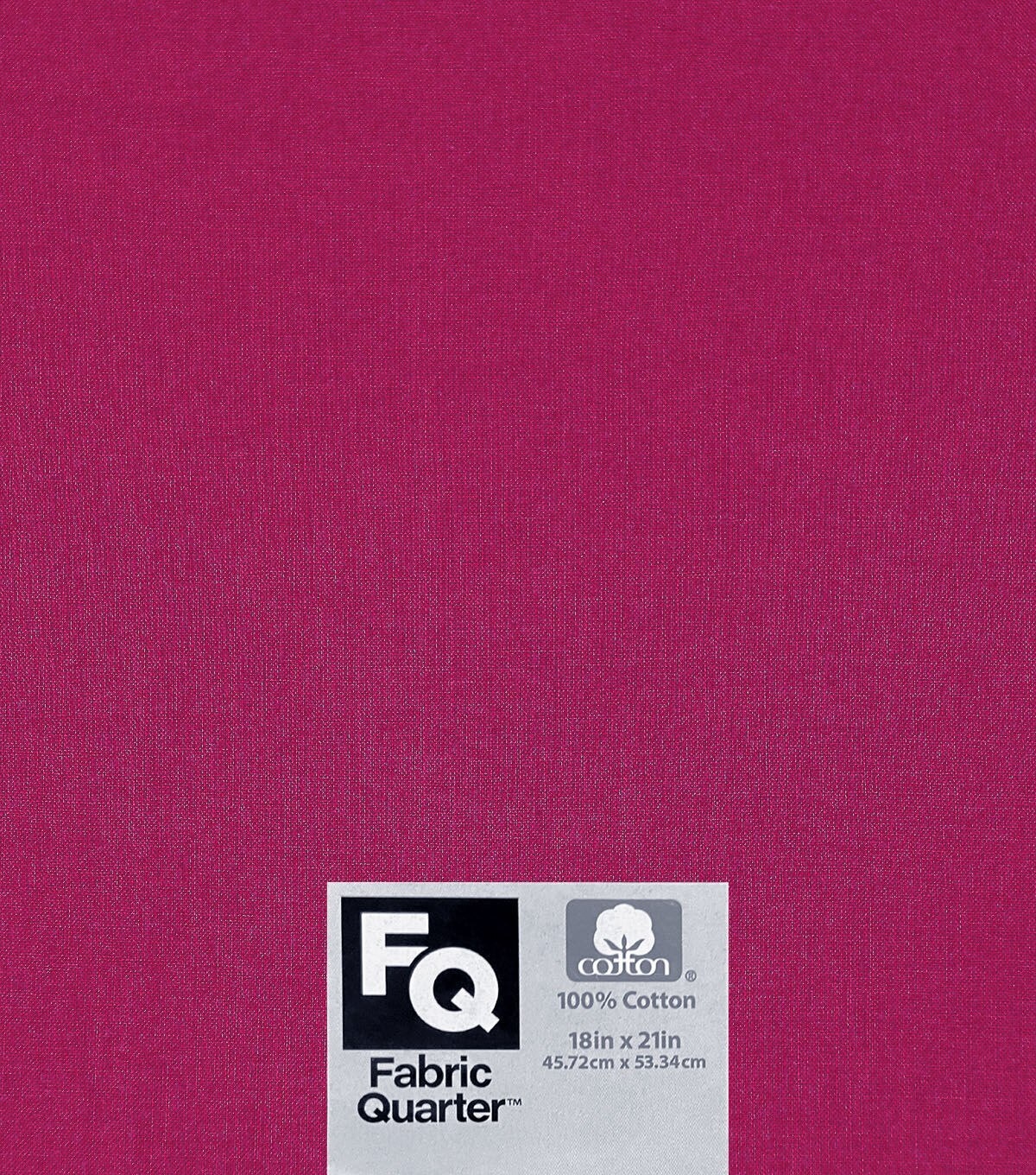 Dark Pink 1 Piece Cotton Fabric Quarter