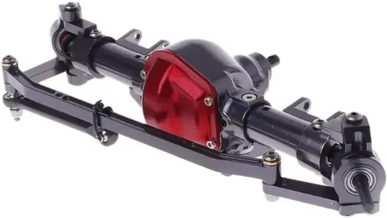 RC Car Upgrade Parts Compatible with Axial for SCX10 1:10 RC for Rock Crawler Car RC Car CNC Metal Front Rear Axle Upgrade Parts(Front and Rear)