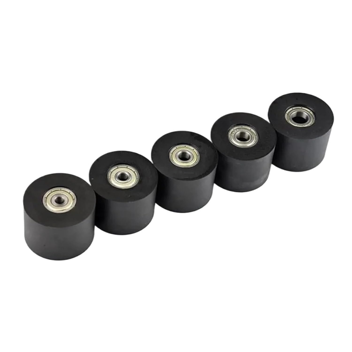 5pcs/20pcs Plastic Coated Bearing 6 * 40 * 30mm 626ZZ Bearing PU Soft Rubber Roller Guide Wheel Flat Pulley 6x40x30(20pcs)