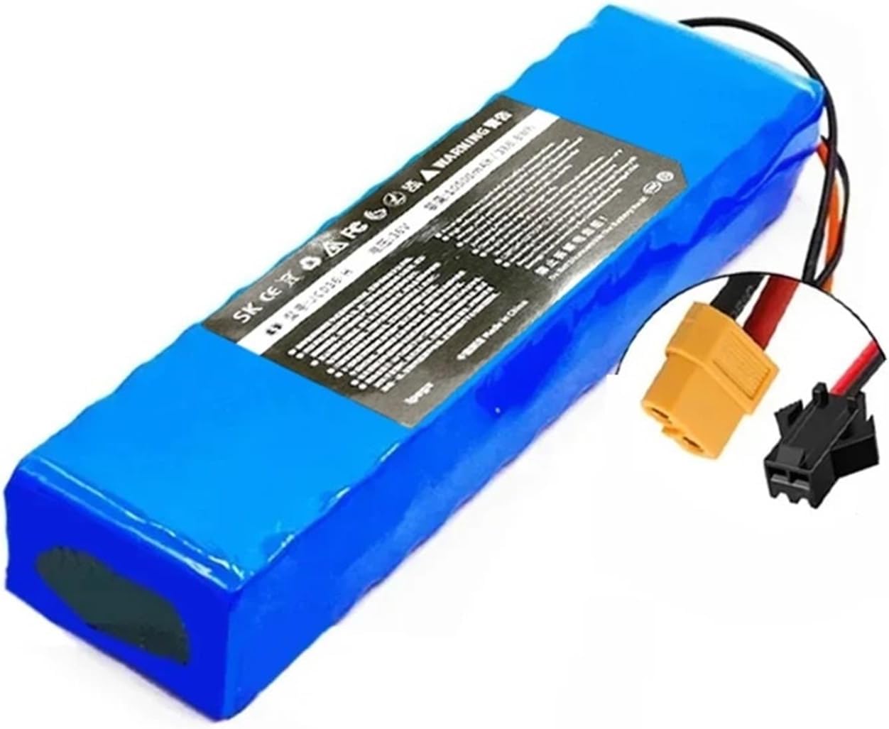 Lithium Battery 36V/42v 10s2p 10500mAh Electric Scooter Power Lithium Battery Electric Skateboard BMS Scooter Balance Car(XT60+SM)