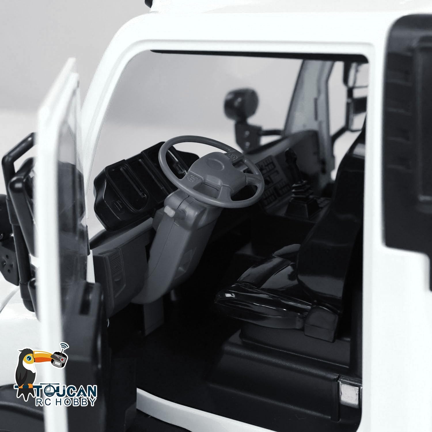 TOUCAN RC HOBBY 2Speed 4WD 1:10 RC Off-Road Vehicle UNI U423 4X4 Radio Control Rock Crawler Car Model Aluminum Box Light Sound Differential Lock for Adult