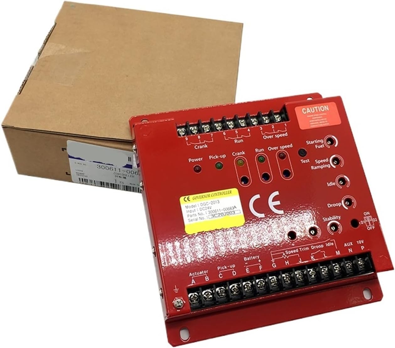 1pcs Generator DGC-2013 Electronic Governor Controller P126 Speed Control Unit DGC2013 300611-00683 Replace DGC-2007(DGC-2013)