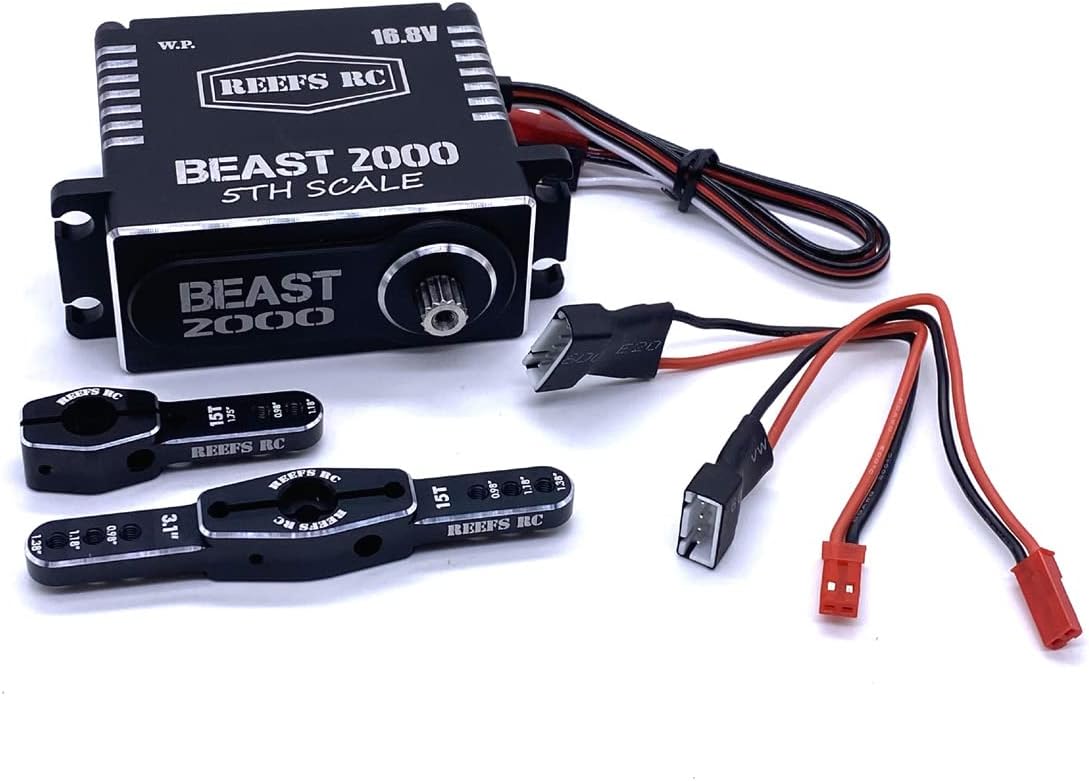 REEFS RC 1/5th Servo Beast 2000 w/Aluminum Horns SEHREEFS103 Servos