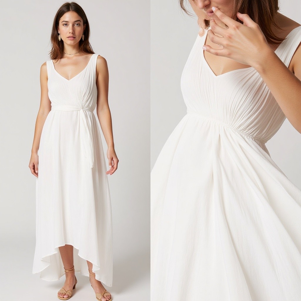 The Zoe Dress // Blanco