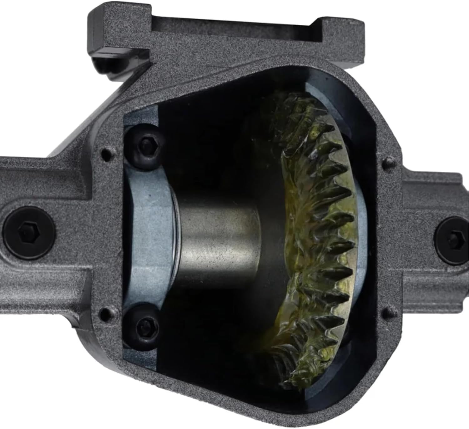 RC Axle Spare Parts For Axial For SCX10 1/10 Front And Rear Axles Remote Control Car Metal CNC Track Type Servo Adapter Update Accessories RC(1set)