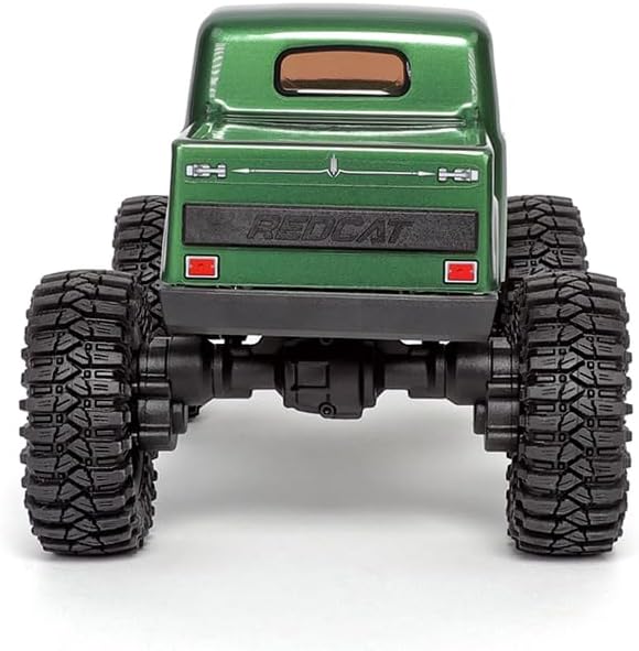 Redcat Racing Ascent 18 Brushless RC Rock Crawler – 4WD 1/18 RC Crawler with Portal Axles, High Steer Geometry, Waterproof ESC, LiPo Battery, RTR Hobby Grade RC Truck 4x4 - Green