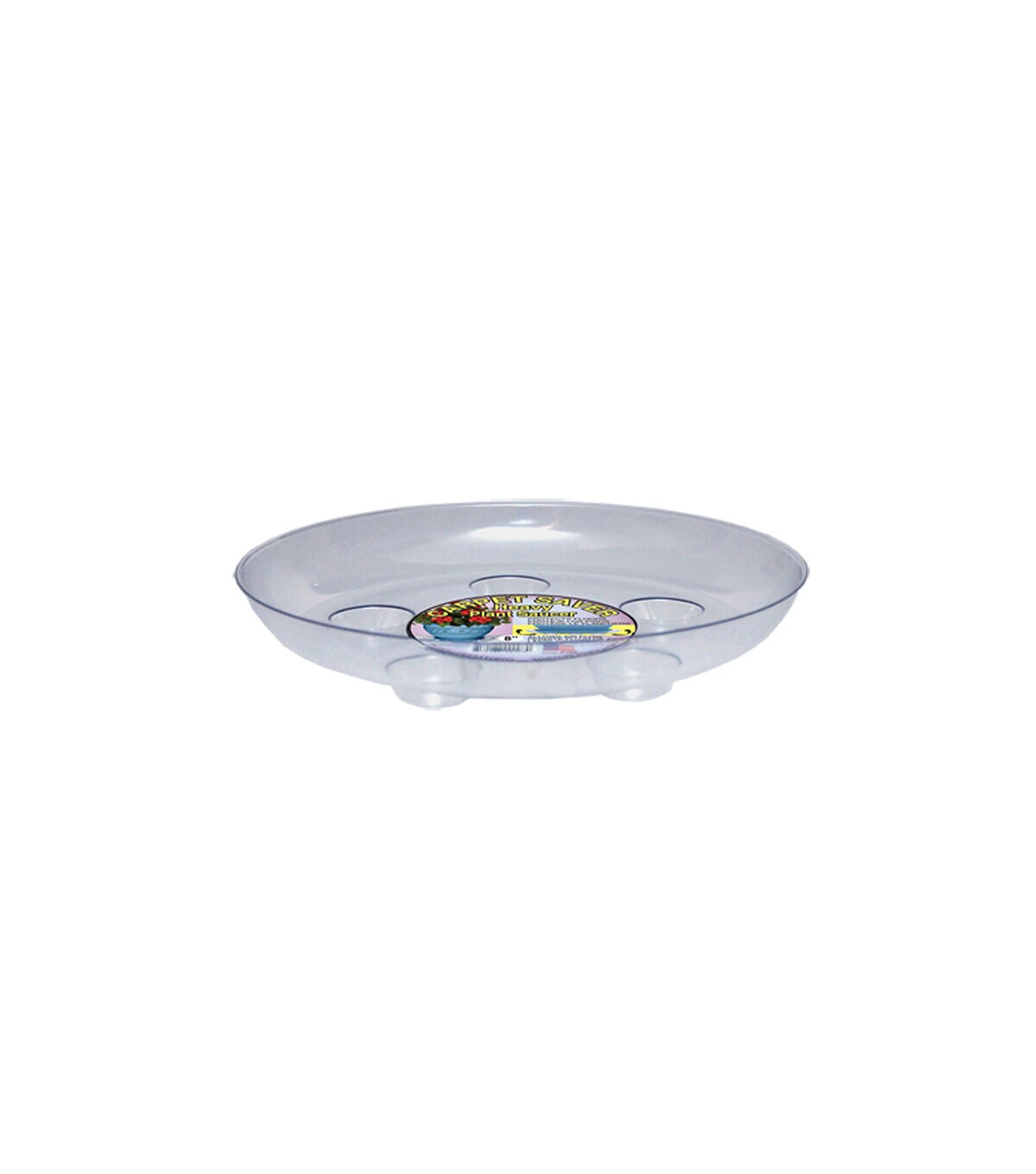 Heavy Gauge Carpet Saver Saucer 8''