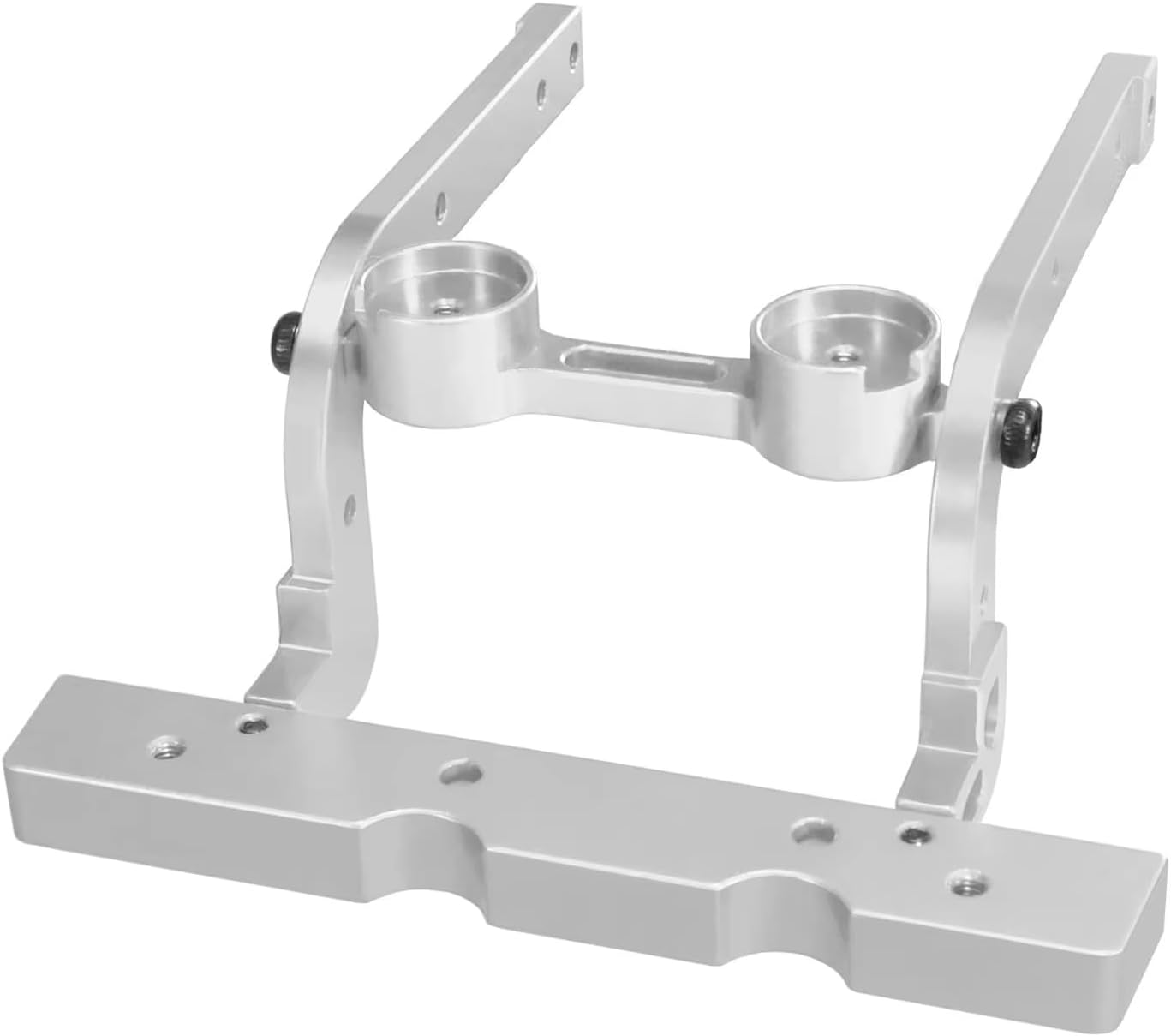 Compatible with MJX for Hyper GO H12Y Rc Car Upgrade Modification Accessories Parts Metal Front Bumper Fastener RC Assortment(Silver)