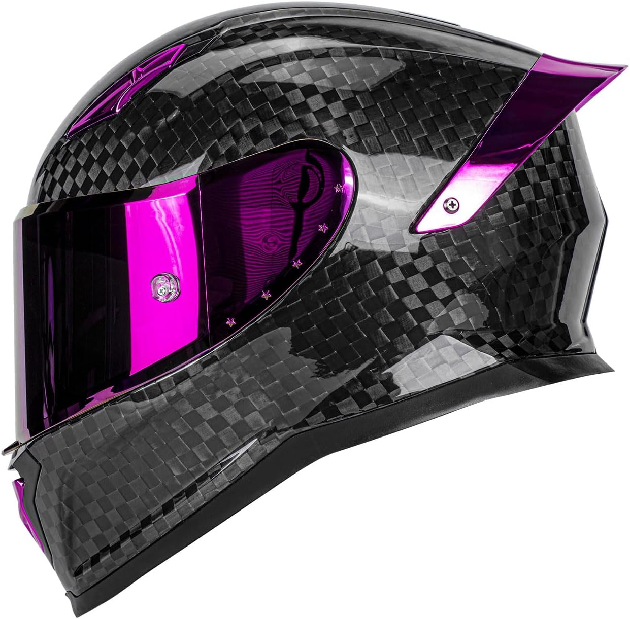 Kaese DOT Certified Carbon Fiber Full Face Motorcycle Helmets