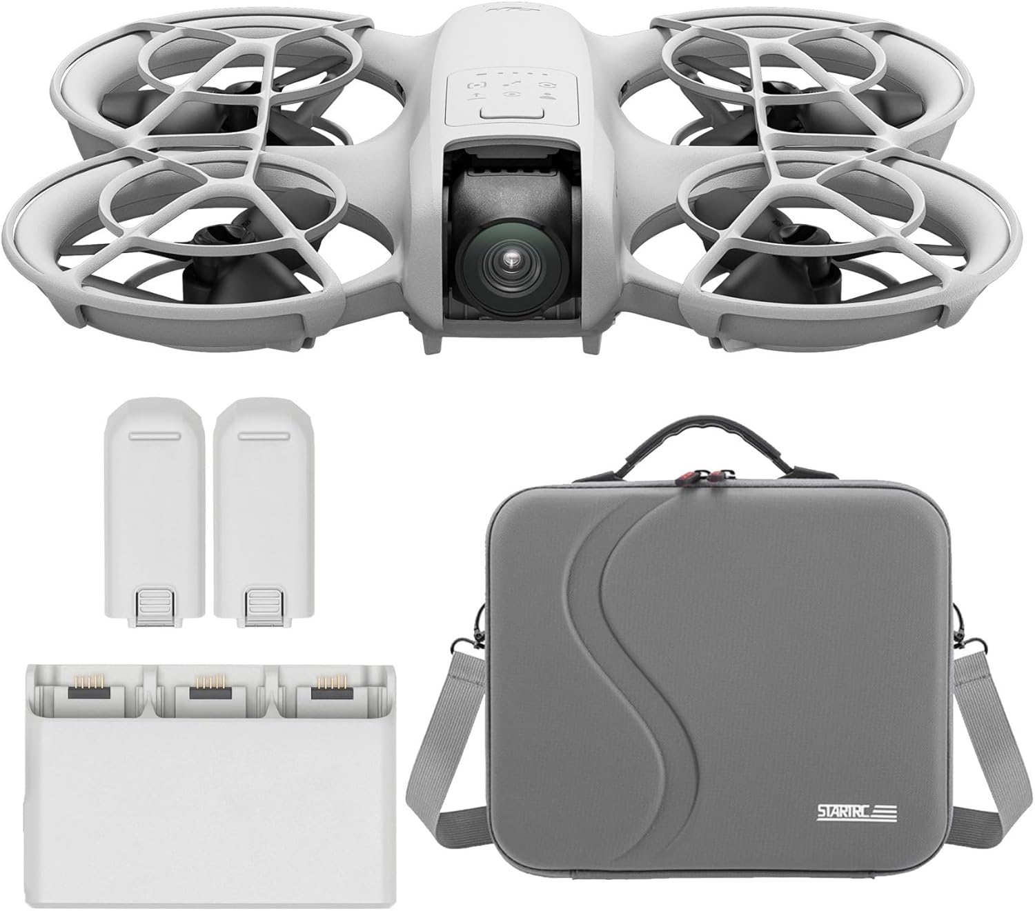 DJI Neo Palm Sized Lightweight Drone Combo with Six Intelligent Shooting Modes with Customized Travel Case for DJI Neo Combo bundle