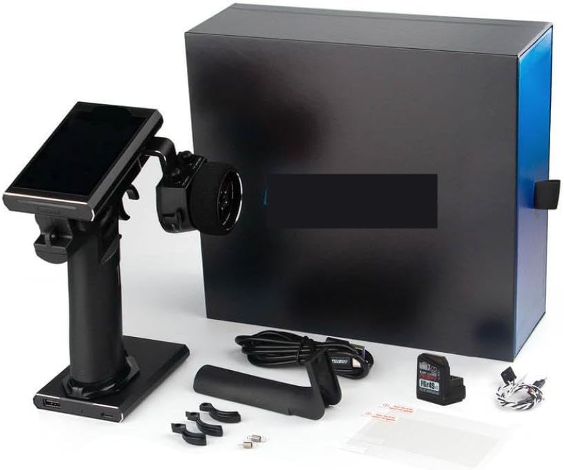 Radio Transmitter Remote Controller with FGR4S Receiver AFHDS 3 Protocol 2.4G 8CH Compatible with Noble NB4+ Remote Control Car Boat