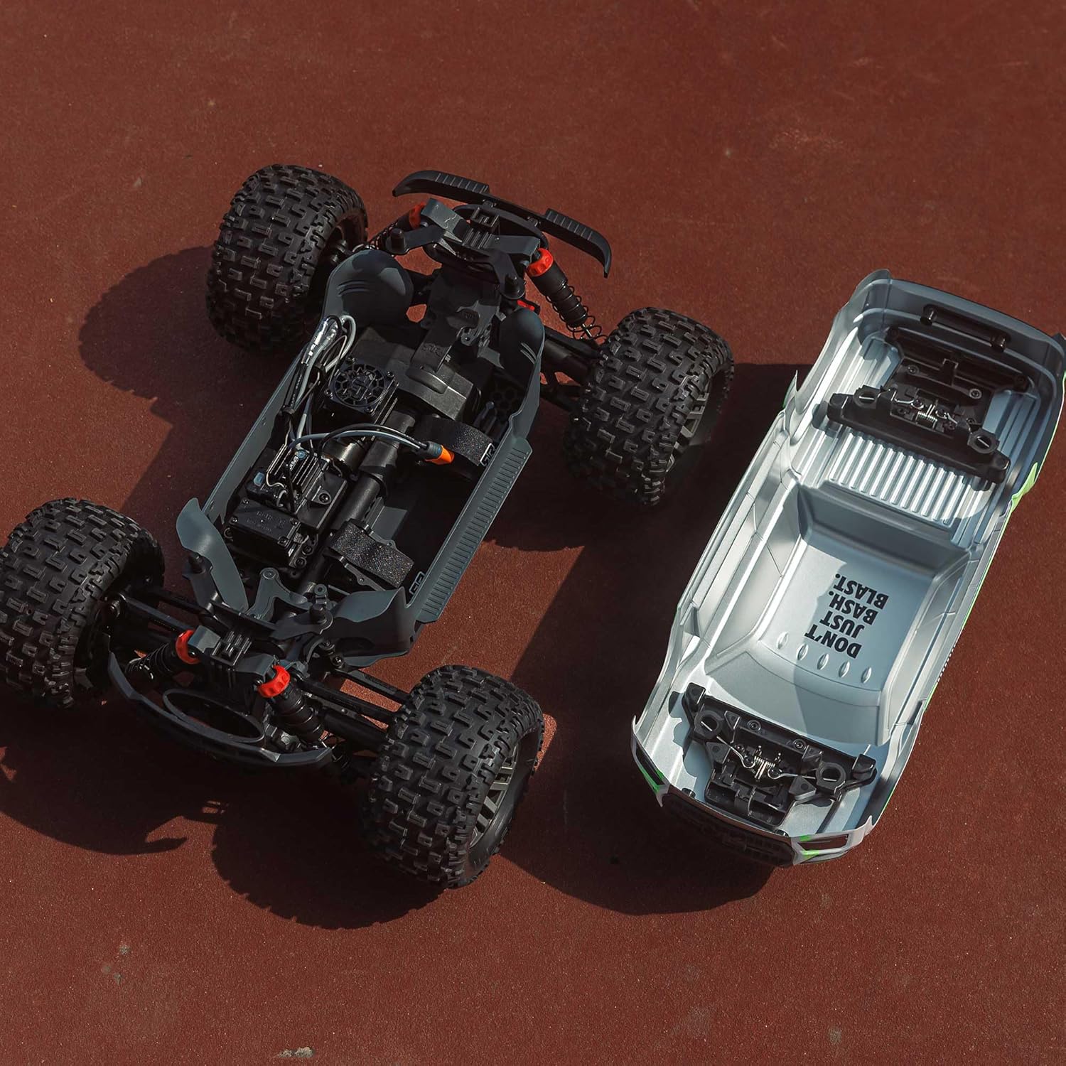 ARRMA RC Truck 1/10 Granite 4X4 RTR Brushed Monster Truck, Orange, RTR (Battery and Charger Not Included) ARA4202V4T3