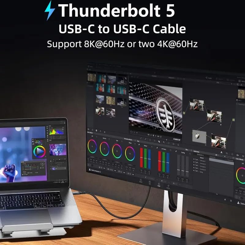 Maine USB C 240w Fast Charging, 80Gbps Data Transmission, 16k/8k/4k@60hz Video, Factory Wholesale Sales (200, Black, 2m)