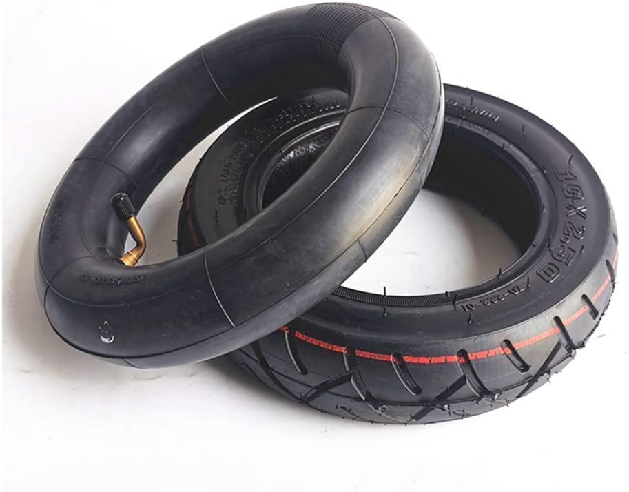 10 Inch Non-Slip Wear-Resistant Tires Thickened Butyl Rubber Inner Tires 10x2.50/3.00-4 Optional Suitable for Scooters and Old-Age Scooters,Wearable ()