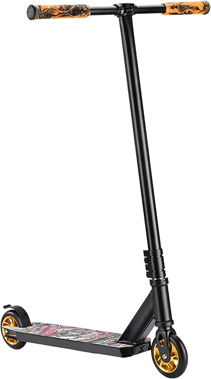 Adult Street Car Two-Wheel Professional Extreme Scooter Competitive Stunt Car Combination Scooter (Color : Light Grey)