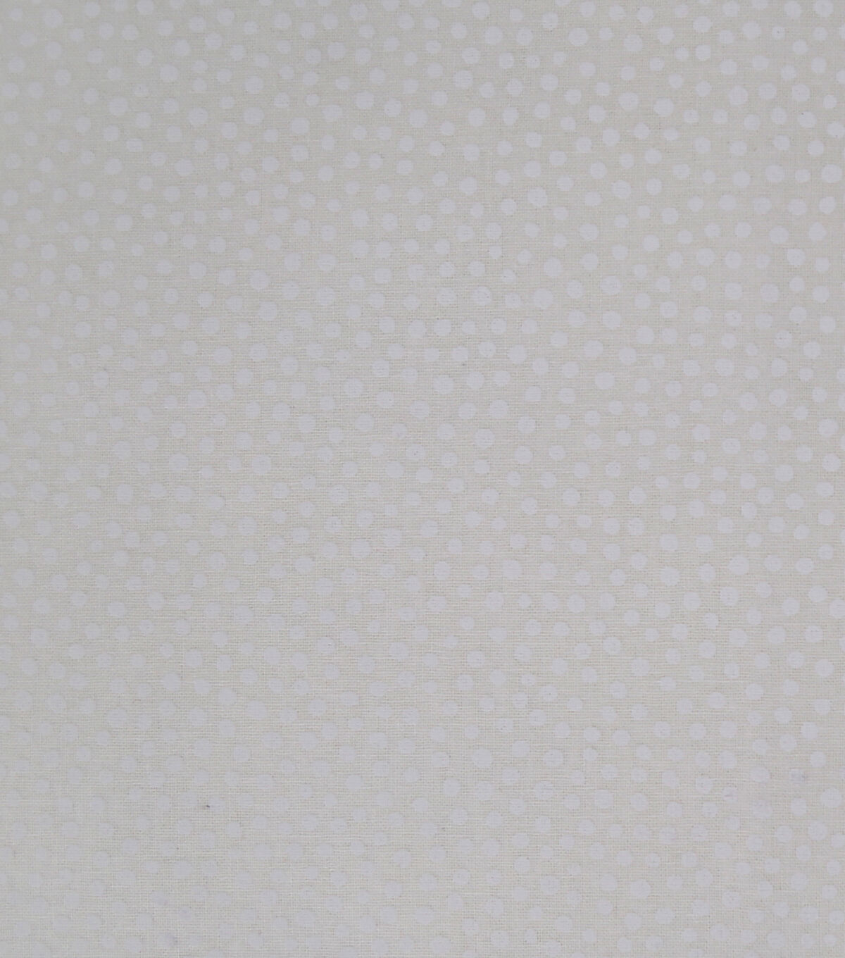White Painterly Two Done Dot Cotton Fabric by Keepsake Calico