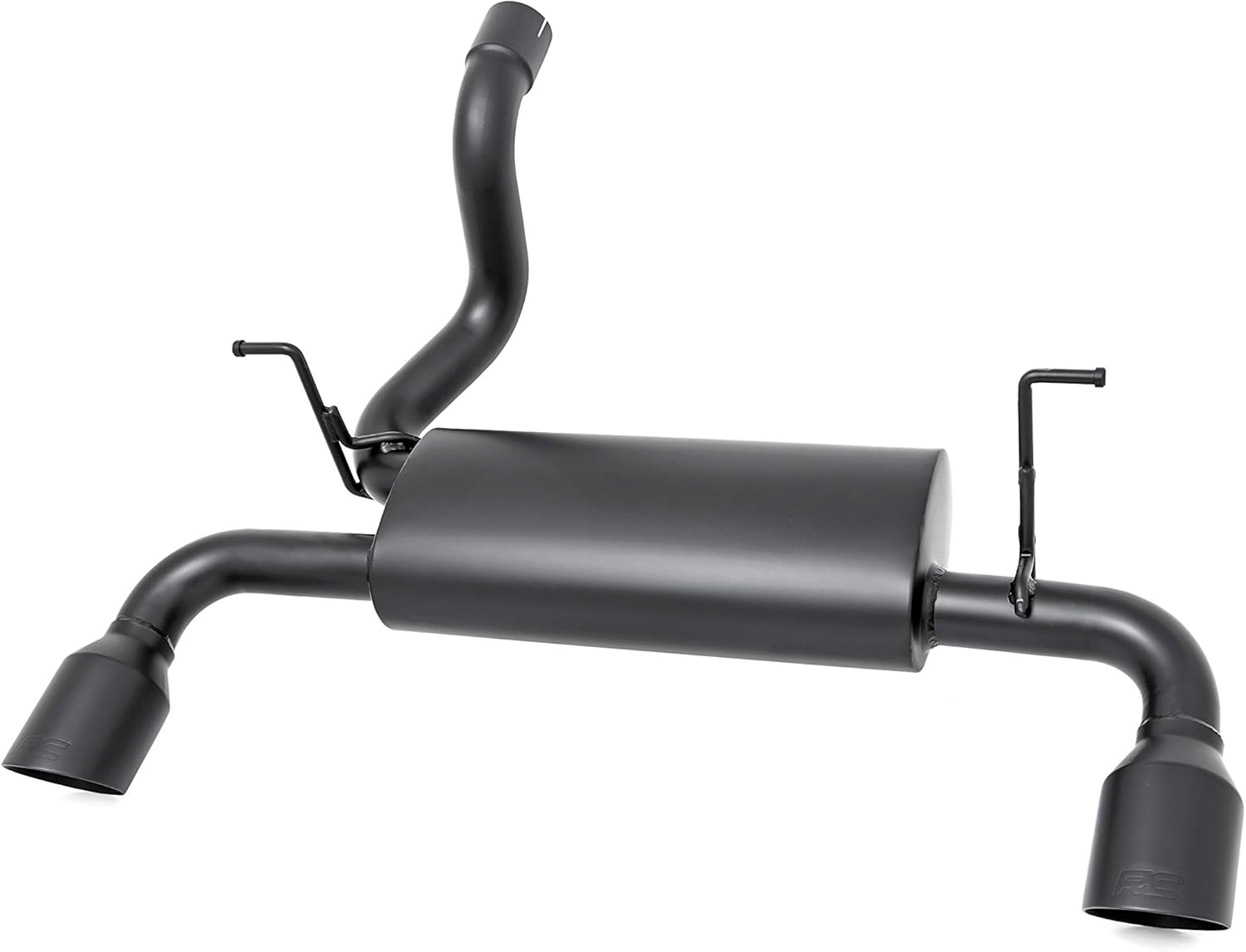 Rough Country Black Performance Dual Outlet Exhaust for 18-25 Jeep JL - 96003