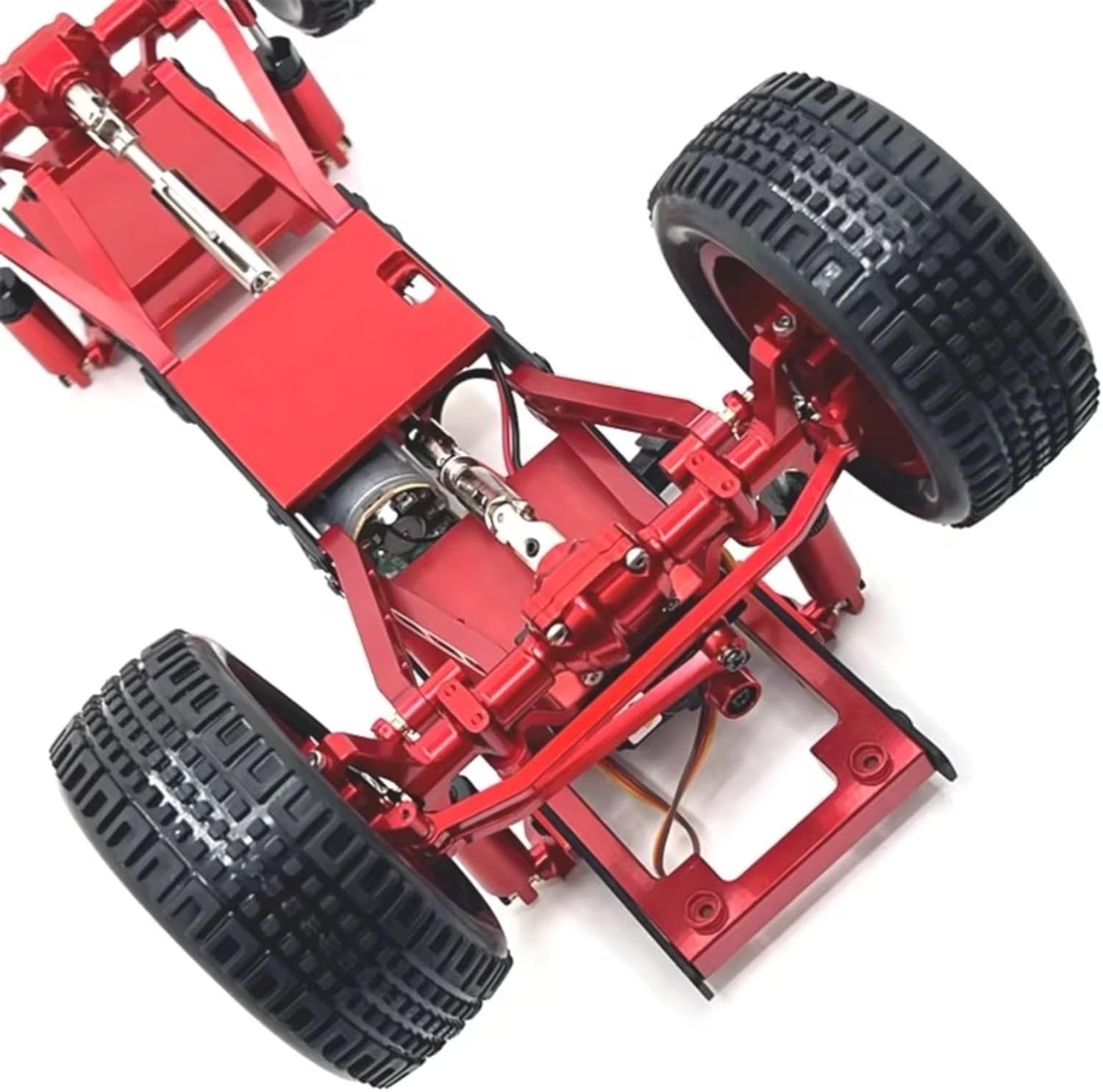 RC Models Parts For MN For MN168 1/12 RC Car Upgrade Parts Metal Portal Axle Kit Front And Rear Assembly 12mm Adapter(Red)