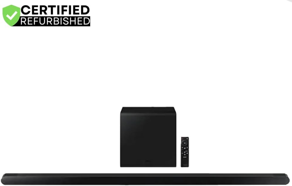 Samsung HW-S800B/ZA 3.2.1ch Soundbar with Wireless Dolby Atmos DTS:X Black 2022 (Renewed) Bundle with 2 YR CPS Enhanced Protection Pack