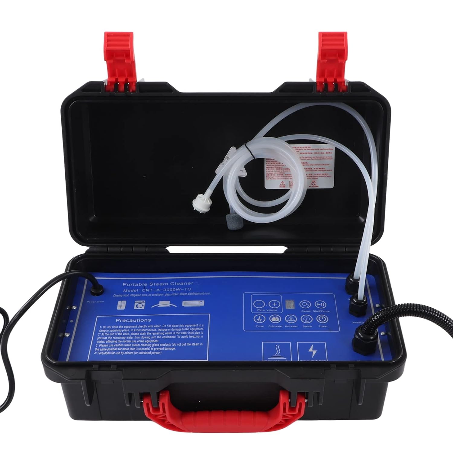 High Pressure Steam Cleaner, Long Working Hour Household Steam Cleaning Machine Easy Operation 300-350KPa Quick Steaming for Furniture (1700W US Plug 110V)