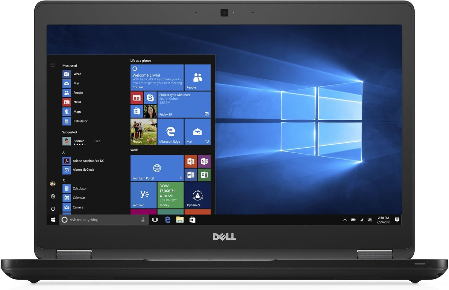 Dell Latitude 5480 Laptop, 14 Inch HD Anti-Glare Non-Touch Display, Intel Core 7th Generation i5-7300U, 8 GB DDR4, 256 GB SSD, Windows 11 Pro (Renewed)