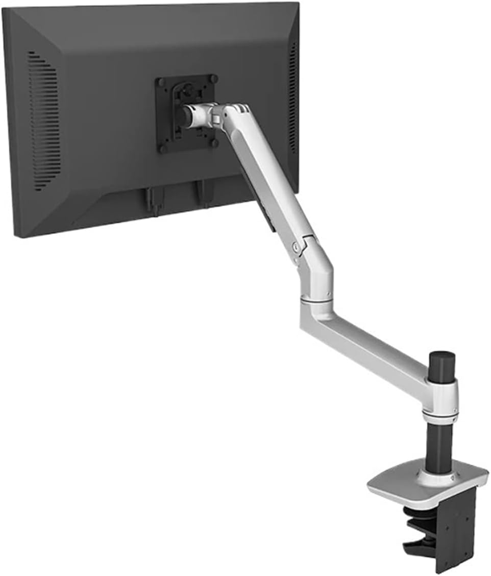 V62C Aluminum Desktop Clamping 17-32 Inch Monitor Stand Mechanical Spring Arm Lift Full Dynamic TV Stand Bearing 10kg(V62CS)