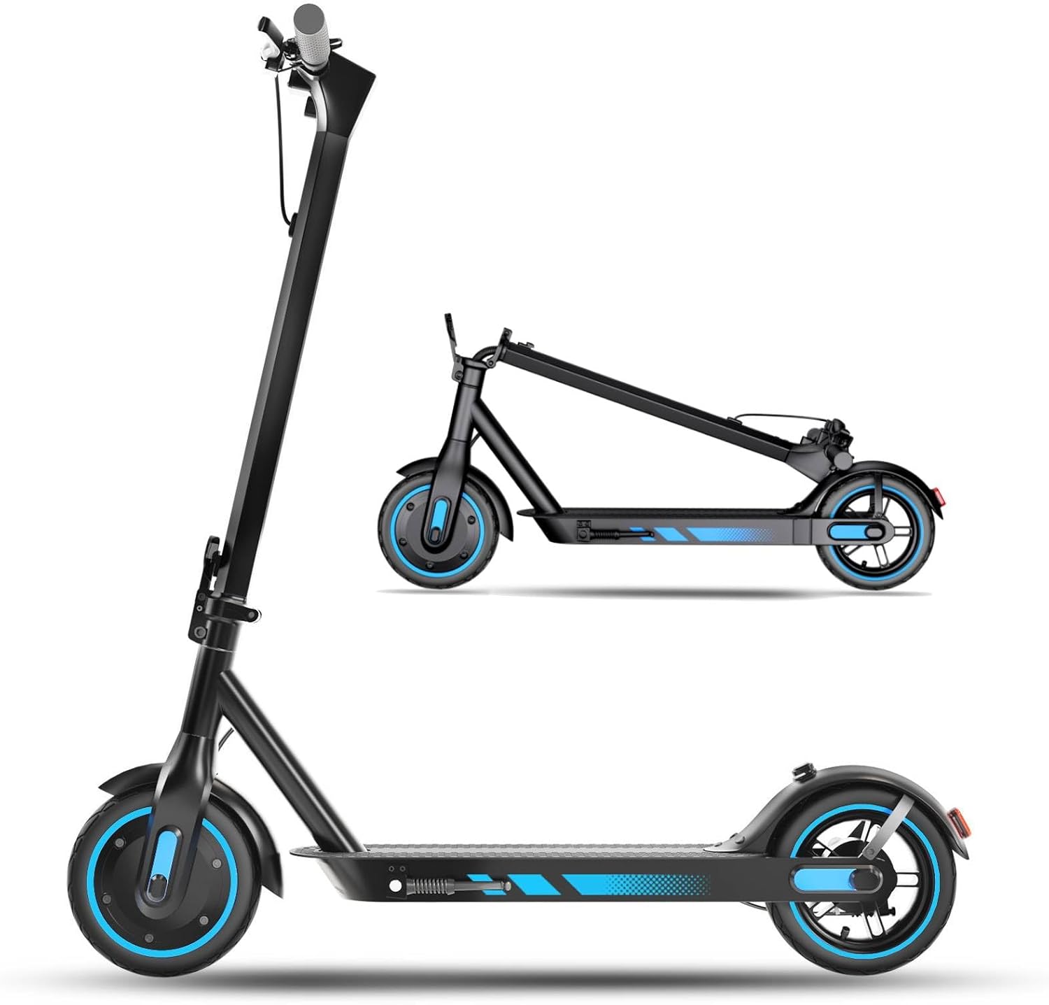Electric Scooter for Adults,350W/500W/600W Powerful Motor,8.5/10” Tires,Up to 19/25 MPH,15/22/28 Mile Range,Dual Braking System,Foldable Lightweight EScooter for Young,Max Load 265 LBS,APP Control