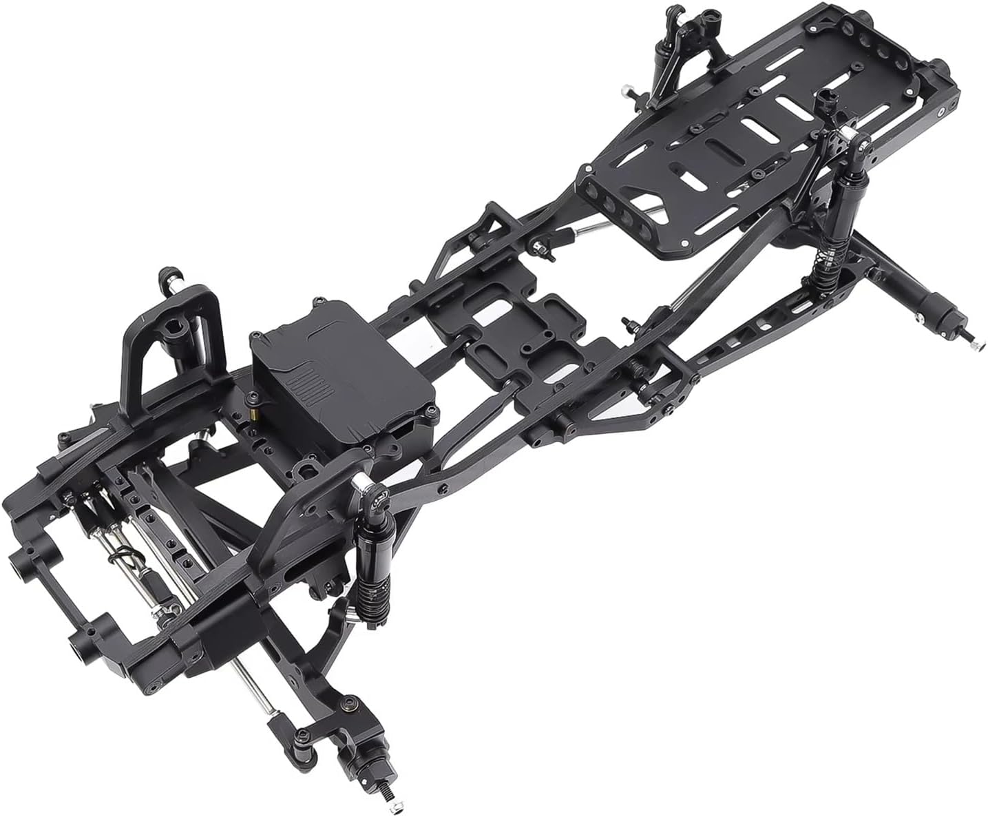 RC Cars Crawler Parts Compatible with Axial for SCX10 I II III for TRX4 for Capra Suspension Conversion for Chassis Kit 1/10 RC Crawler Upgrade Spare Parts(Black)