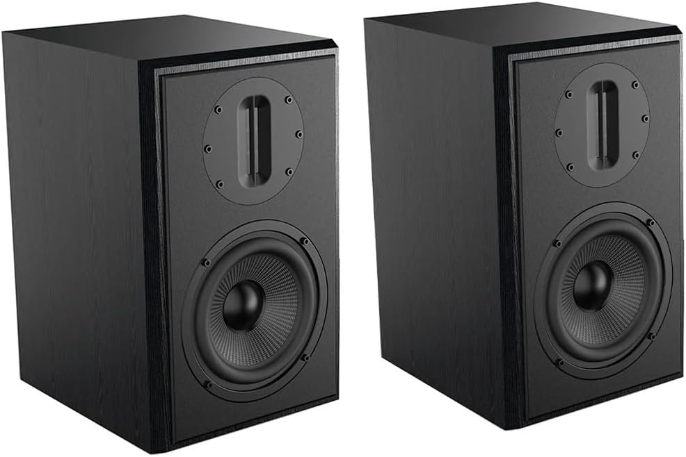1 Pair Passive Range Monitor Studio Speakers Soundbox with 4 Inch Ribbon Tweeeter