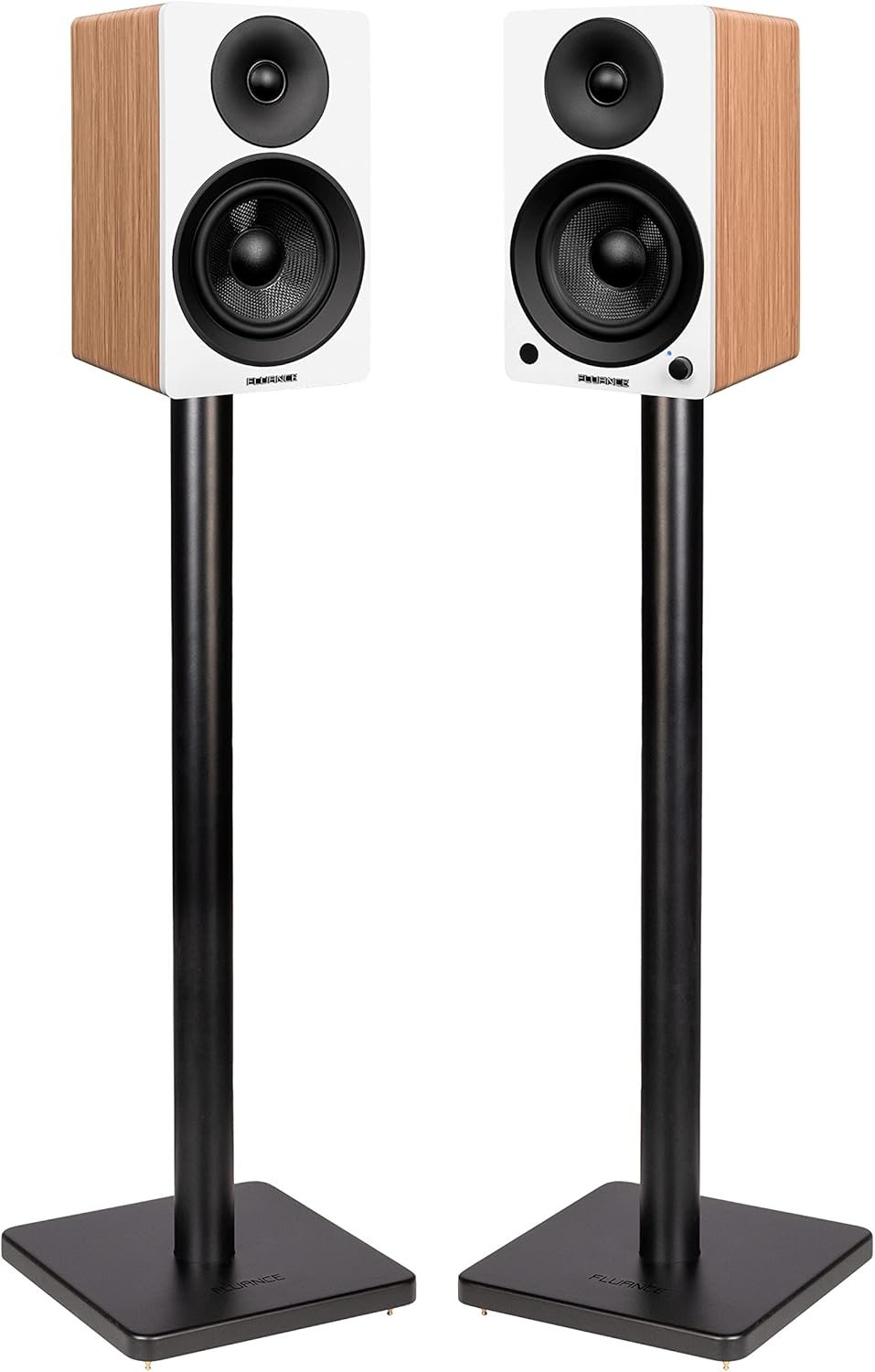 Fluance Ai41 Powered 2-Way 2.0 Stereo Bookshelf Speakers with Speaker Stands 5