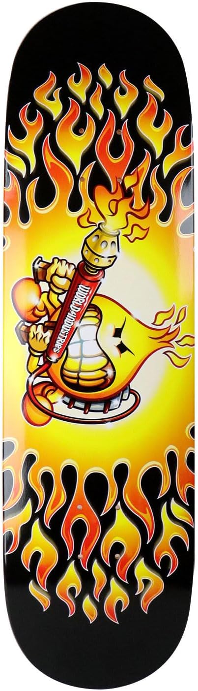 Wo​rld Industries Flame Thrower Deck 8.5 - Assembled AS Complete Skateboard