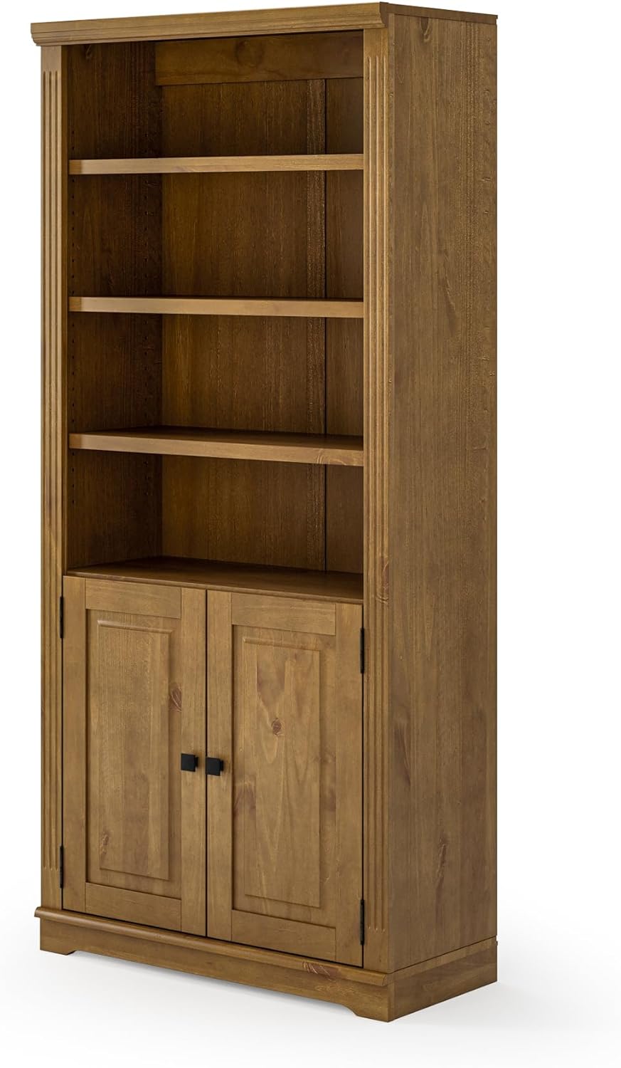 Camaflexi Newport Bookcase with Doors - Mocha Finish