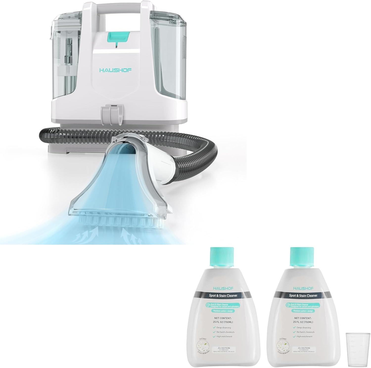 Carpet & Upholstery Cleaner & Stain Cleaner – Deep Cleaning Combo for Stains & Odors