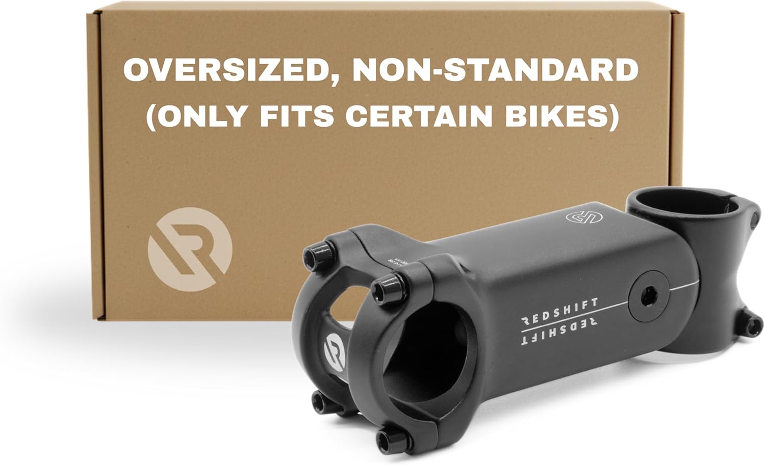 REDSHIFT ShockStop Suspension Stem for Oversized, Non-Standard 1-1/4in (31.8mm) Steerer Tubes, Shock-Absorbing Bike Handlebar Stem for Road, Gravel, Hybrid and E-Bikes