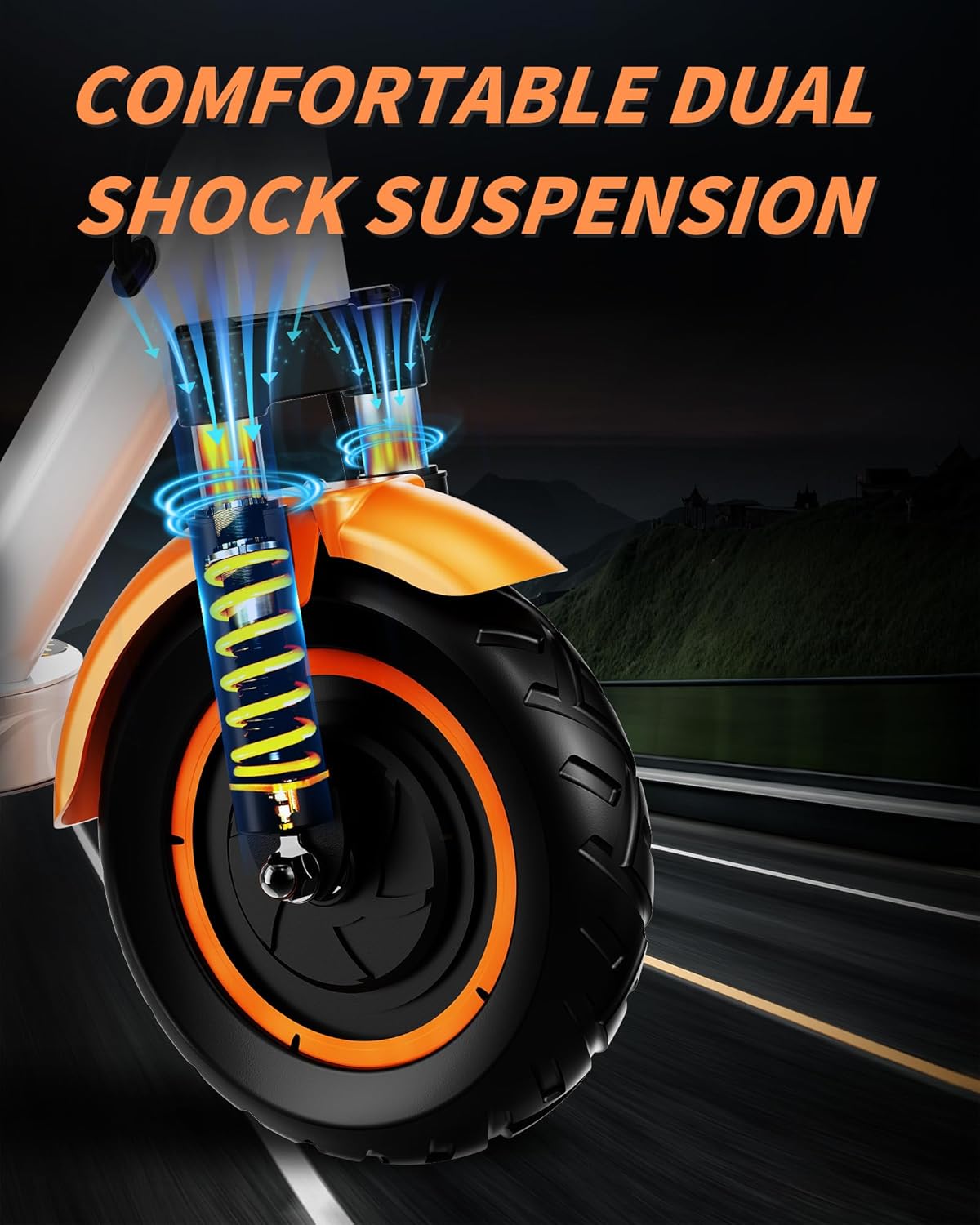 Electric Scooter, 500W/750W/1500W Peak Motor, 8.5