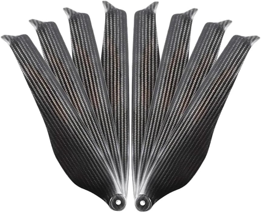 Reinforced Carbon Folding Propeller 15-50 Inch Drone Low-Noise Aerodynamic Design for Training Heavy-Duty and Large Platforms 2 Pieces(50 Inch CWCCW)