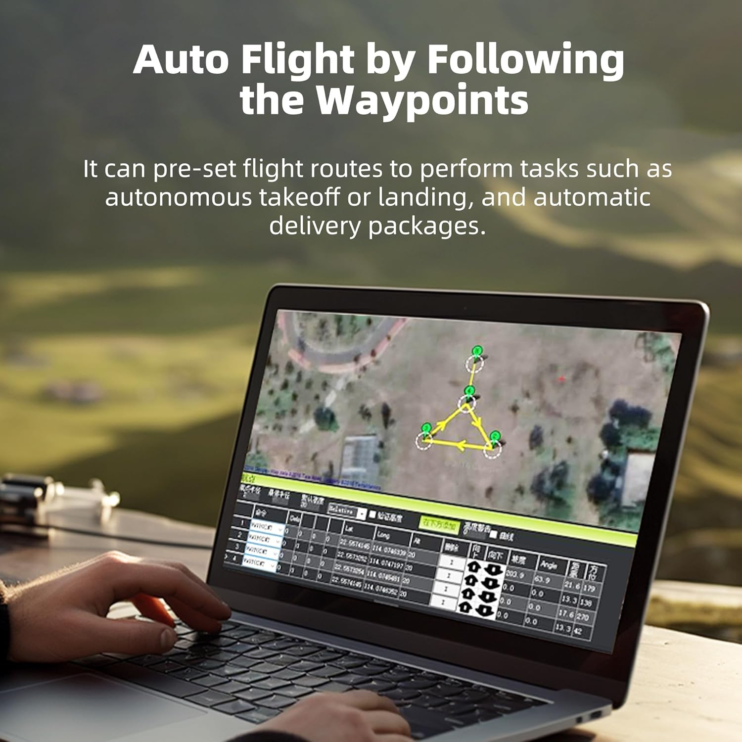 Radiolink M435 GPS Heavy Lift Drone 3KG Payload with 120km/h Flight Speed, 4000 Meters Control Distance, HD FPV GPS Caddx Walksnail Avatar Goggles, Routes Planning, Autopilot, Auto Takeoff/Landing, Drop, FPV RTF Payload Quad