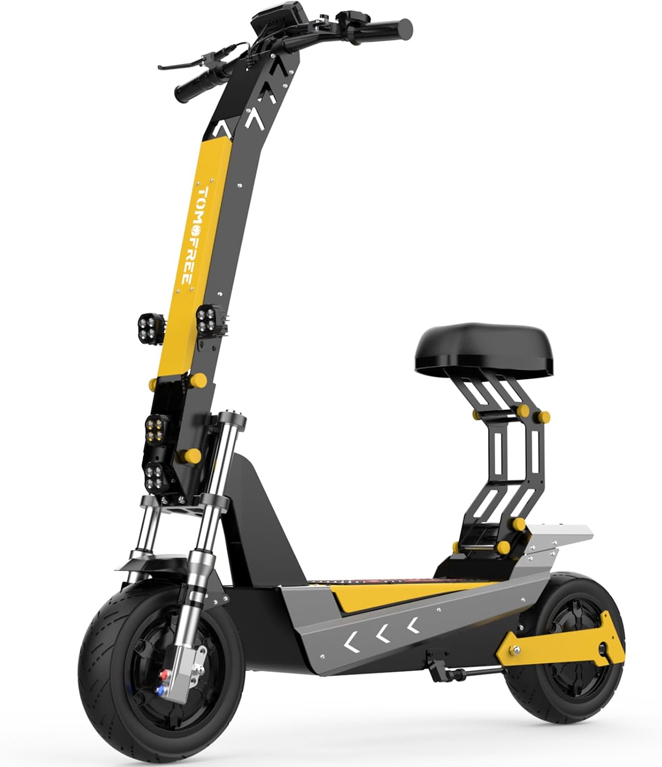 Tomofree 60V Electric Scooter Adults, 6000W Dual Motor Escooter Top Speed 50MPH,35Ah Battery 55 Miles Range, 11