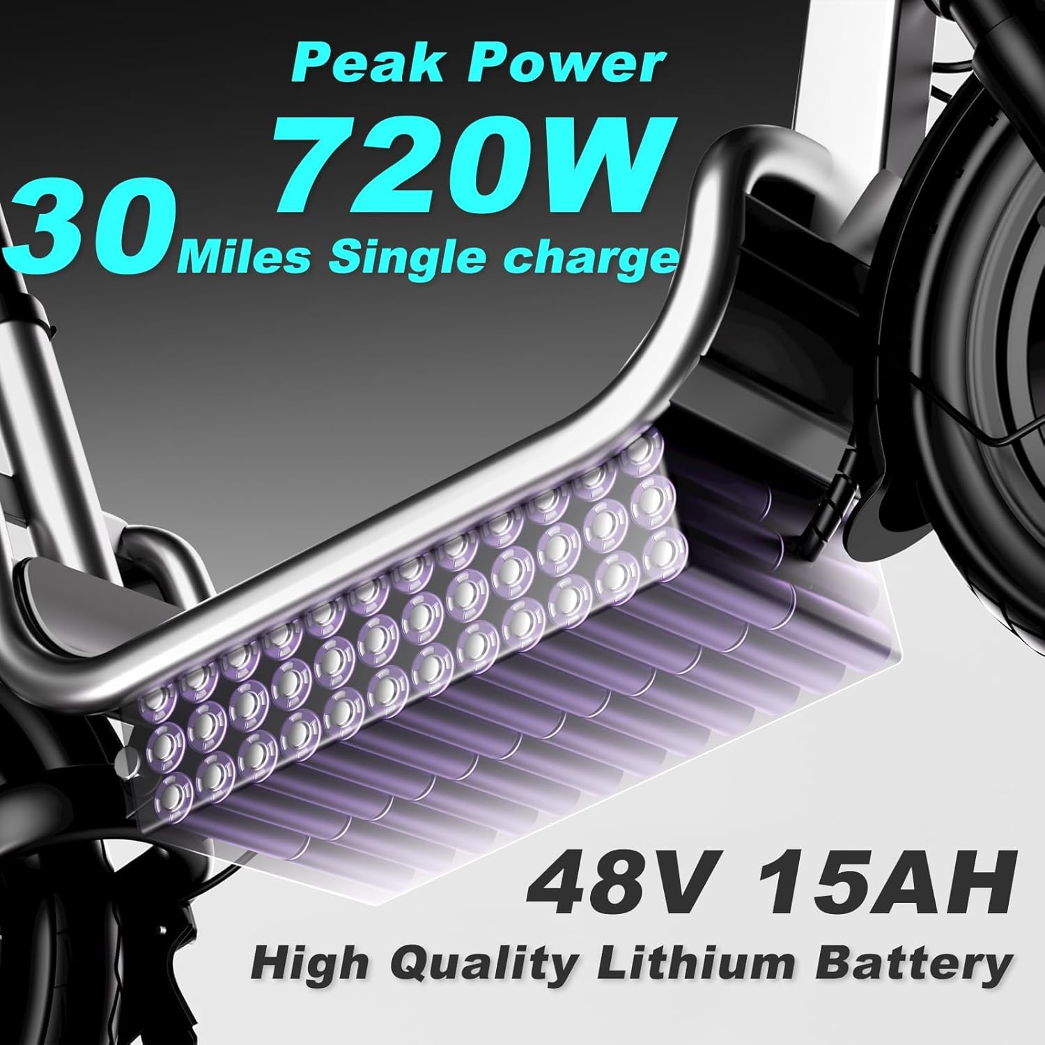 Electric Scooter for Adults Teens, Heavy Duty Escooter with Seat – 500 LBS Capacity, 30MPH, 30-Mile Range, 720W Motor, Dual Suspension E Scooter, Foldable Powered Mobility Scooter with Basket